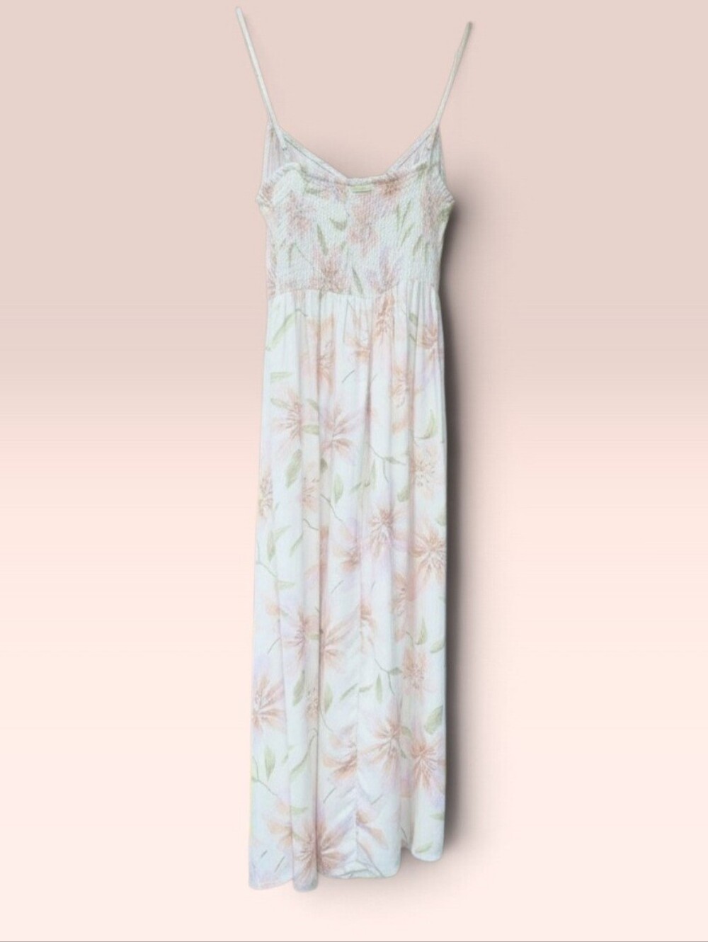 Billabong Sunset Love Midi Dress Sweetheart Neckline Front Slit Size M - Picture 2 of 9